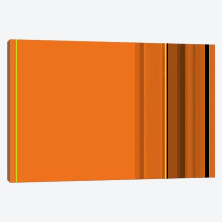 Pumpkin Orange Canvas Print #3016} by 5by5collective Art Print