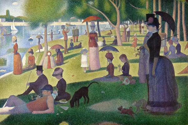 Celery: Sunday Afternoon on the Island of La Grande Jatte by Georges Seurat