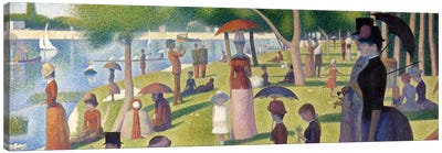 Sunday Afternoon on the Island of La Grande Jatte Canvas Art Print - Impressionism Art
