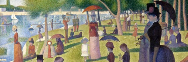 Sunday Afternoon On The Island Of La Grande Jatte Panoramic