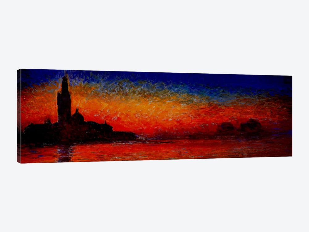 Sunset in Venice by Claude Monet 1-piece Canvas Art Print