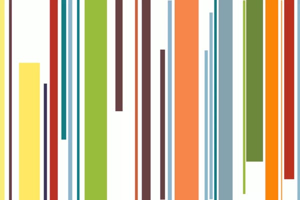 Stripes: Pastel Piano Keys by 5by5collective