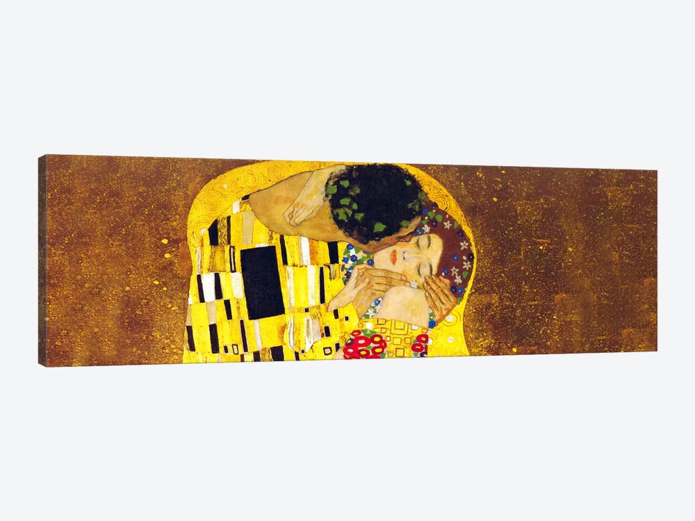 The Kiss by Gustav Klimt 1-piece Canvas Art Print