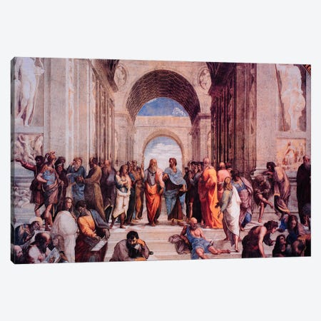 School of Athens Canvas Print #306} by Raphael Canvas Wall Art