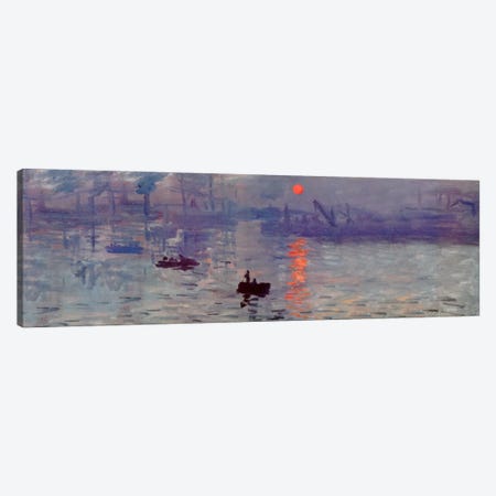 Sunrise Impression Canvas Print #310PAN} by Claude Monet Canvas Print