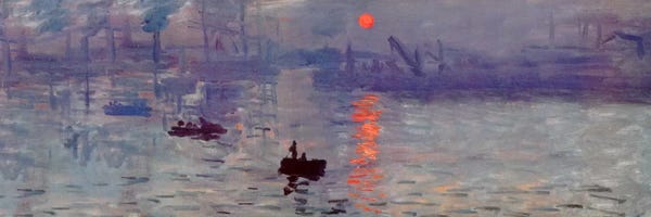 Claude Monet: Sunrise Impression Panoramic by Claude Monet