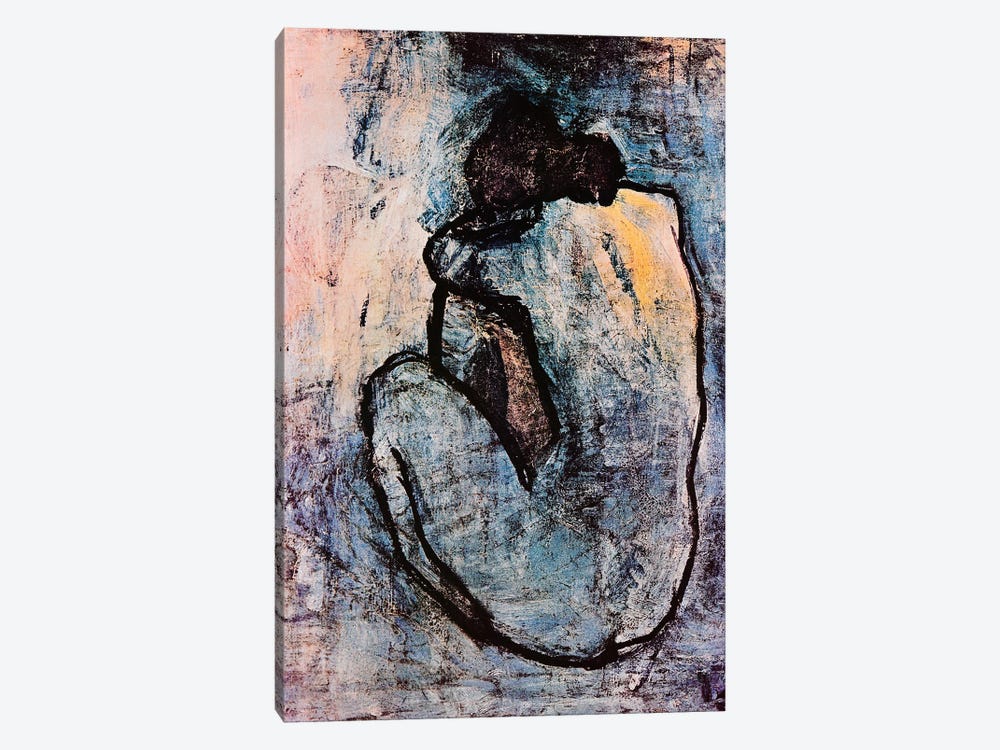 Blue Nude by Pablo Picasso 1-piece Canvas Art Print