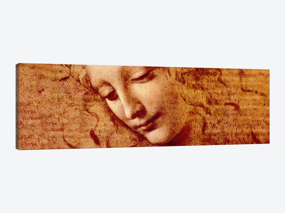 Female Head by Leonardo da Vinci 1-piece Canvas Art