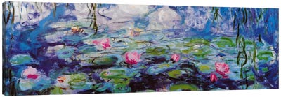 Nympheas Canvas Art Print - Best Selling Panoramics
