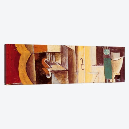 Violin & Guitar Canvas Print #329PAN} by Pablo Picasso Art Print