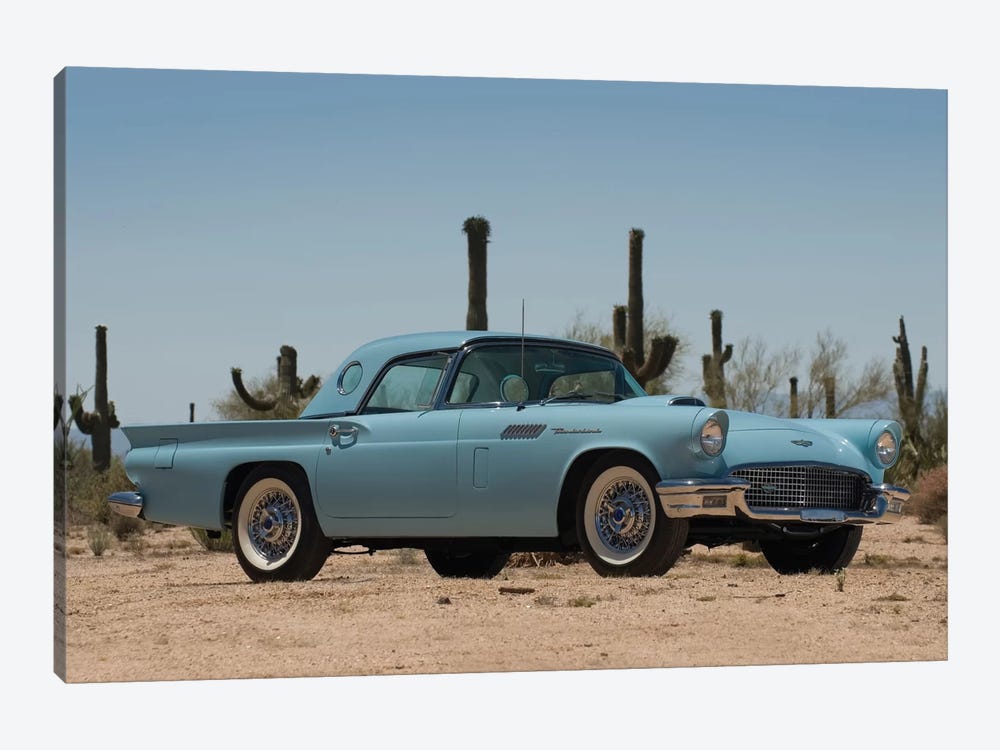 1957 Ford Thunderbird by Unknown Artist 1-piece Canvas Wall Art