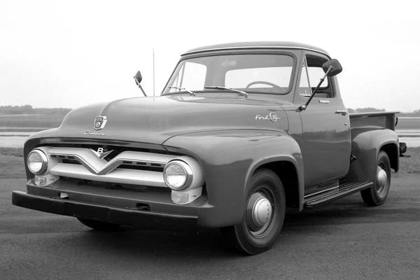 Unknown Artist: 1953 Ford F-100 Truck by Unknown Artist