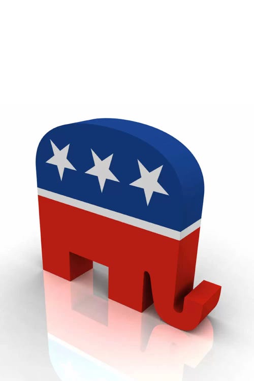 Gop Republican Party Elephant Symbol