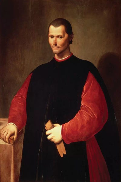 Renaissance: Niccolo Machiavelli Portrait by Unknown Artist