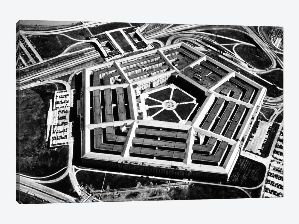 The Pentagon by Unknown Artist 1-piece Art Print