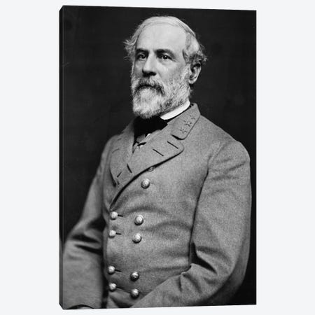 General Robert E. Lee Canvas Print #3658} by Unknown Artist Canvas Artwork