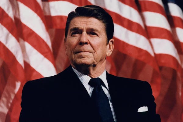 The Eighties: Ronald Reagan Portrait by Unknown Artist