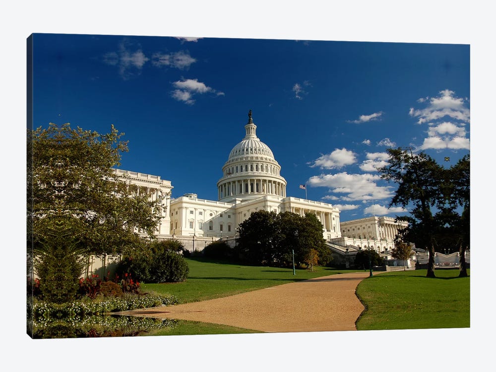 Capitol Building by Unknown Artist 1-piece Canvas Wall Art