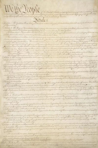 Unknown Artist: The Constitution Document by Unknown Artist