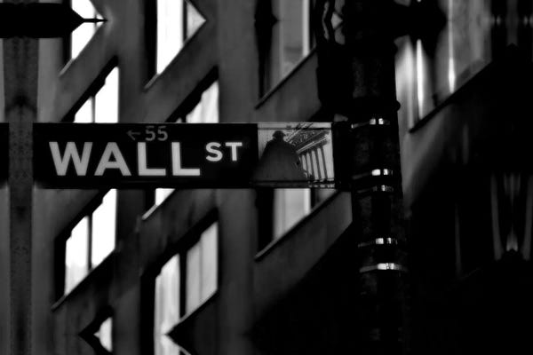 Signs: Wall Street Sign by Unknown Artist