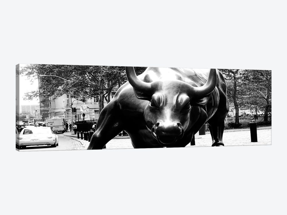 Wall Street Bull Close-up 1-piece Canvas Art