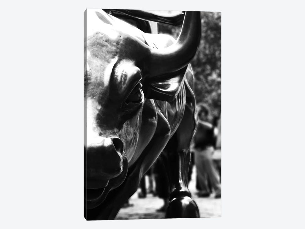 Wall Street Bull Close-up  by Unknown Artist 1-piece Canvas Artwork