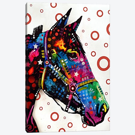 Lonely Horse Canvas Print #4200} by Dean Russo Canvas Artwork