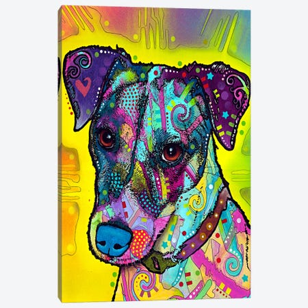 Jack Russell Canvas Print #4201} by Dean Russo Canvas Art