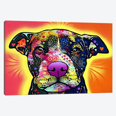 Love A Bull Canvas Print #4202} by Dean Russo Canvas Wall Art