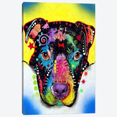 Otter Pit Bull Canvas Print #4205} by Dean Russo Art Print