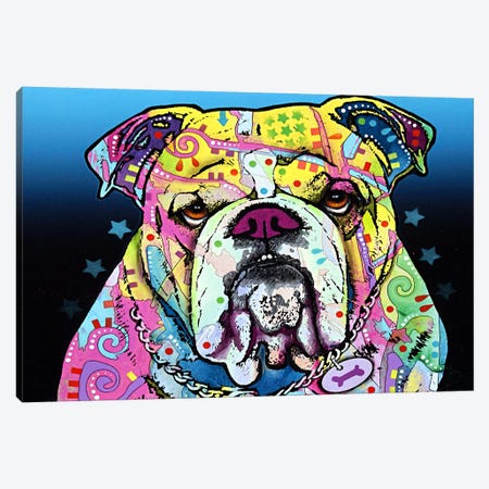 The Bulldog Canvas Print #4210} by Dean Russo Canvas Print