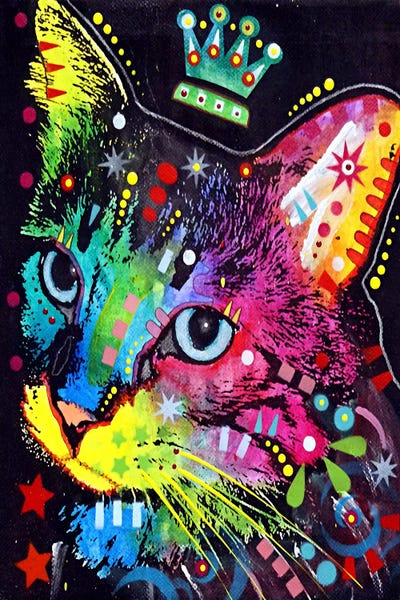 Dean Russo: Thinking Cat Crowned by Dean Russo