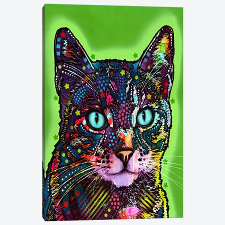 Watchful Cat Canvas Print #4214} by Dean Russo Canvas Art