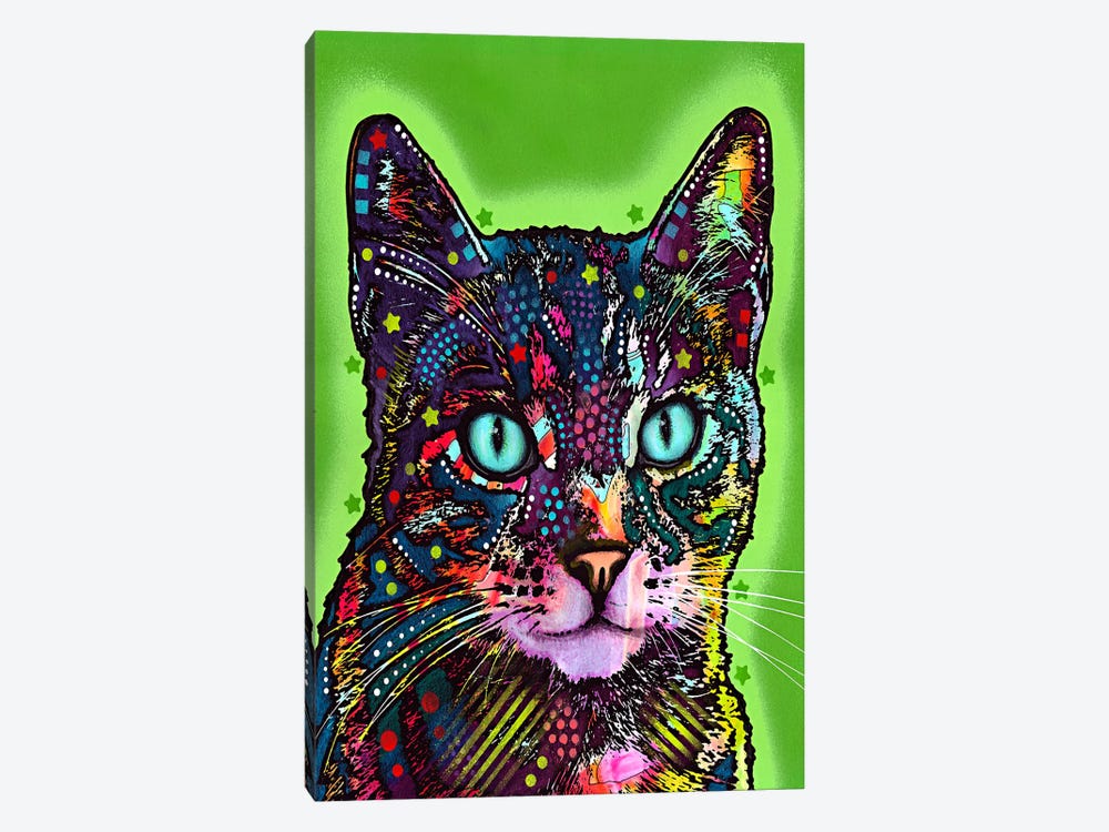 Watchful Cat by Dean Russo 1-piece Canvas Artwork