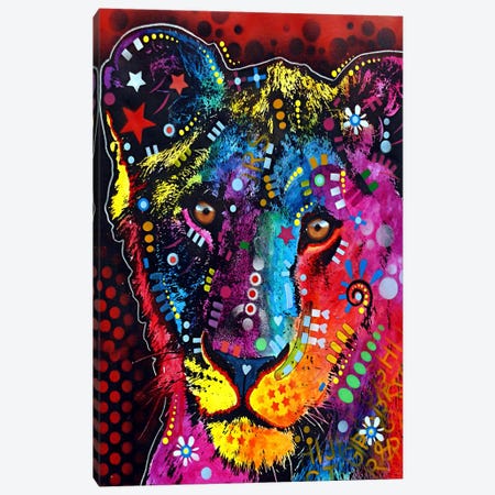 Young Lion Canvas Print #4216} by Dean Russo Canvas Artwork