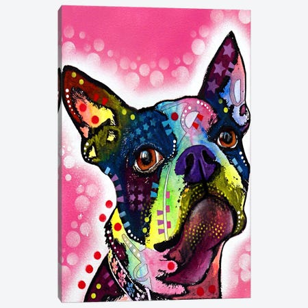 Boston Terrier Canvas Print #4218} by Dean Russo Canvas Art Print