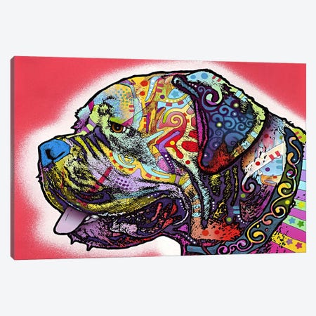 Profile Mastiff Canvas Print #4228} by Dean Russo Canvas Art