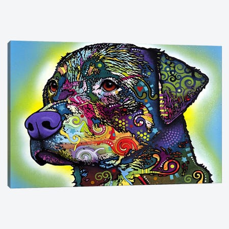 The Rottweiler Canvas Print #4229} by Dean Russo Canvas Artwork