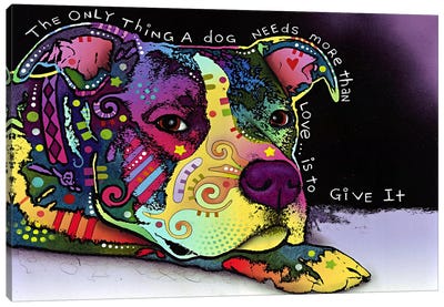 Affection Canvas Art Print - Animal Rights Art