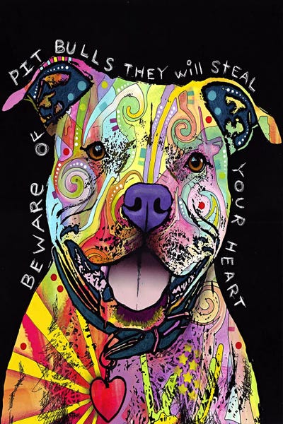 Pit Bulls: Beware of Pit Bulls by Dean Russo