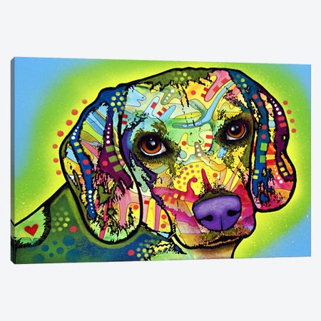 Beagle Canvas Print #4234} by Dean Russo Canvas Artwork