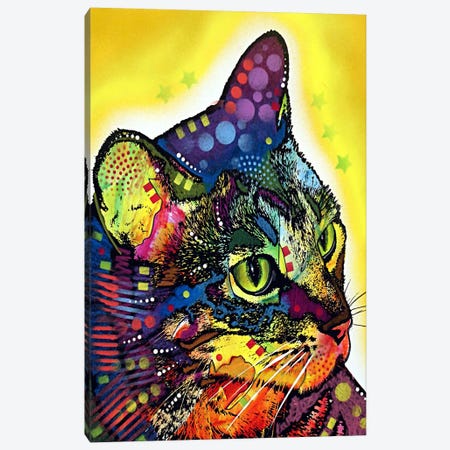 Confident Cat Canvas Print #4242} by Dean Russo Canvas Artwork