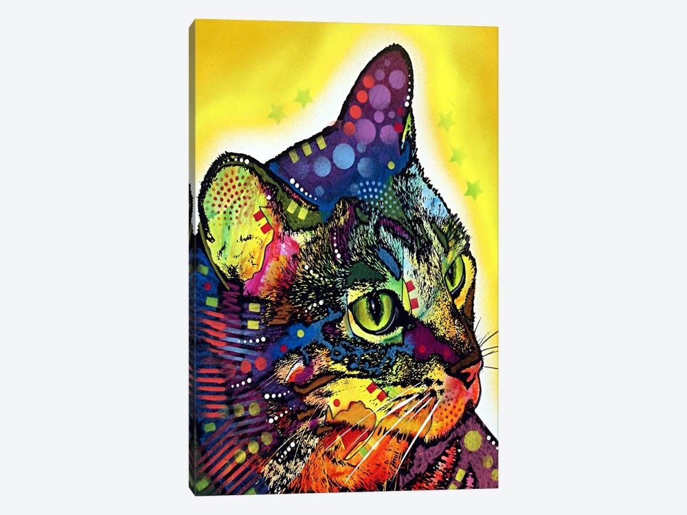 Confident Cat by Dean Russo 1-piece Canvas Art Print
