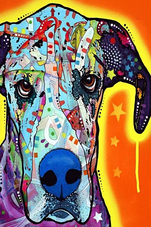 Great Dane by Dean Russo wall art