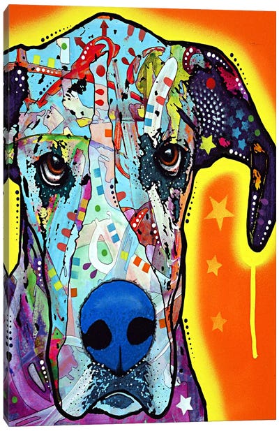 Great Dane Canvas Art Print - Dog Art