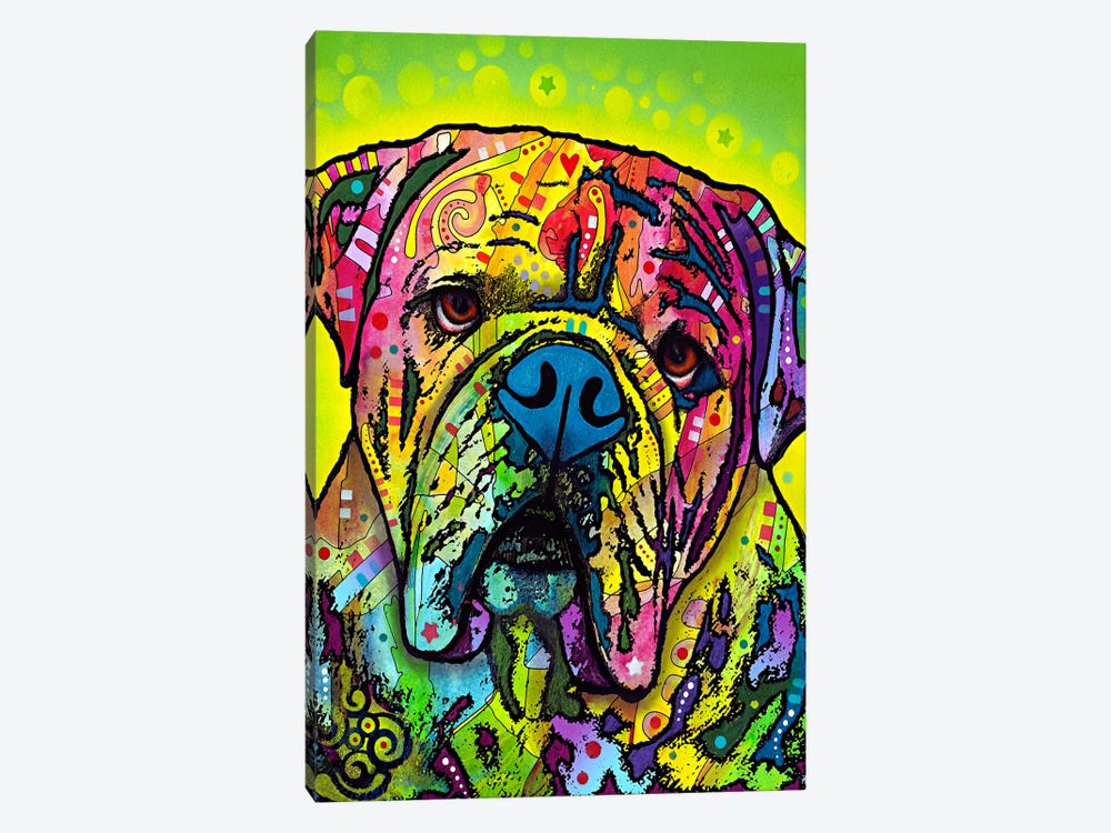 Hey Bulldog by Dean Russo 1-piece Canvas Artwork