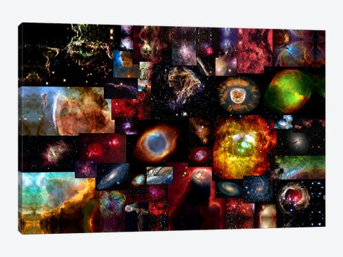 The Universe Canvas Wall Art By Unknown Artist Icanvas