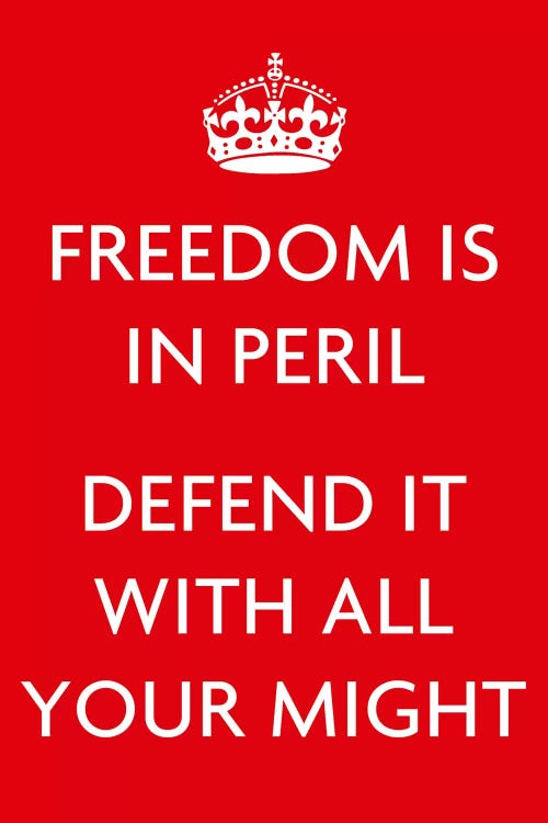 Freedom Is In Peril