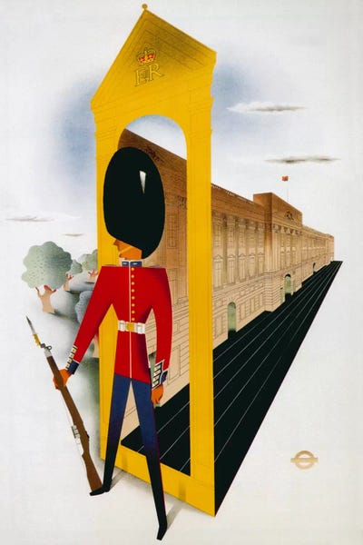 Royal London London Underground Vintage Poster by Unknown Artist canvas print