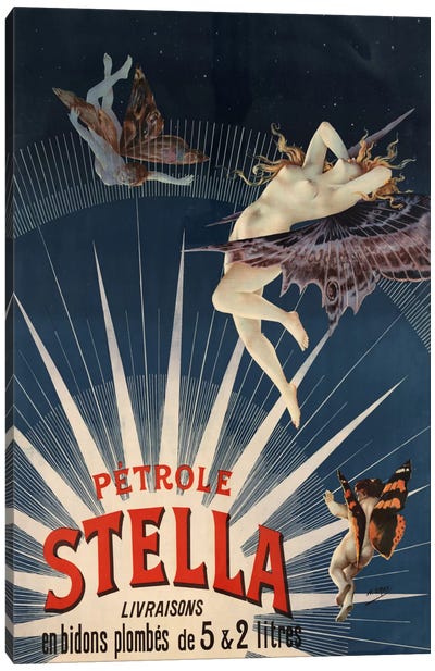 Pätrole Stella French Lighting Oil Vintage Advertising Poster Canvas Art Print - Unknown Artist